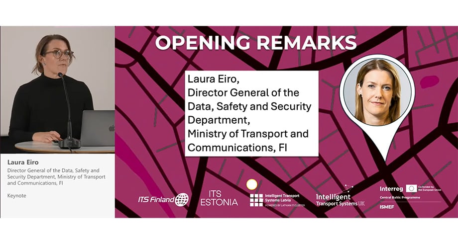 Laura Eiro, Director General of the Data, Safety and Security Department, Ministry of Transport and Communications, FI