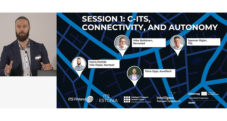 Session 1: C-ITS, Connectivity, and Autonomy- Ville Kilpiö