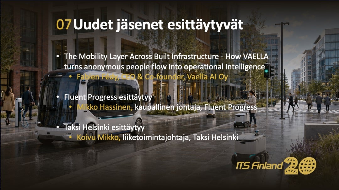 Uudet jäsenet esittäytyvät